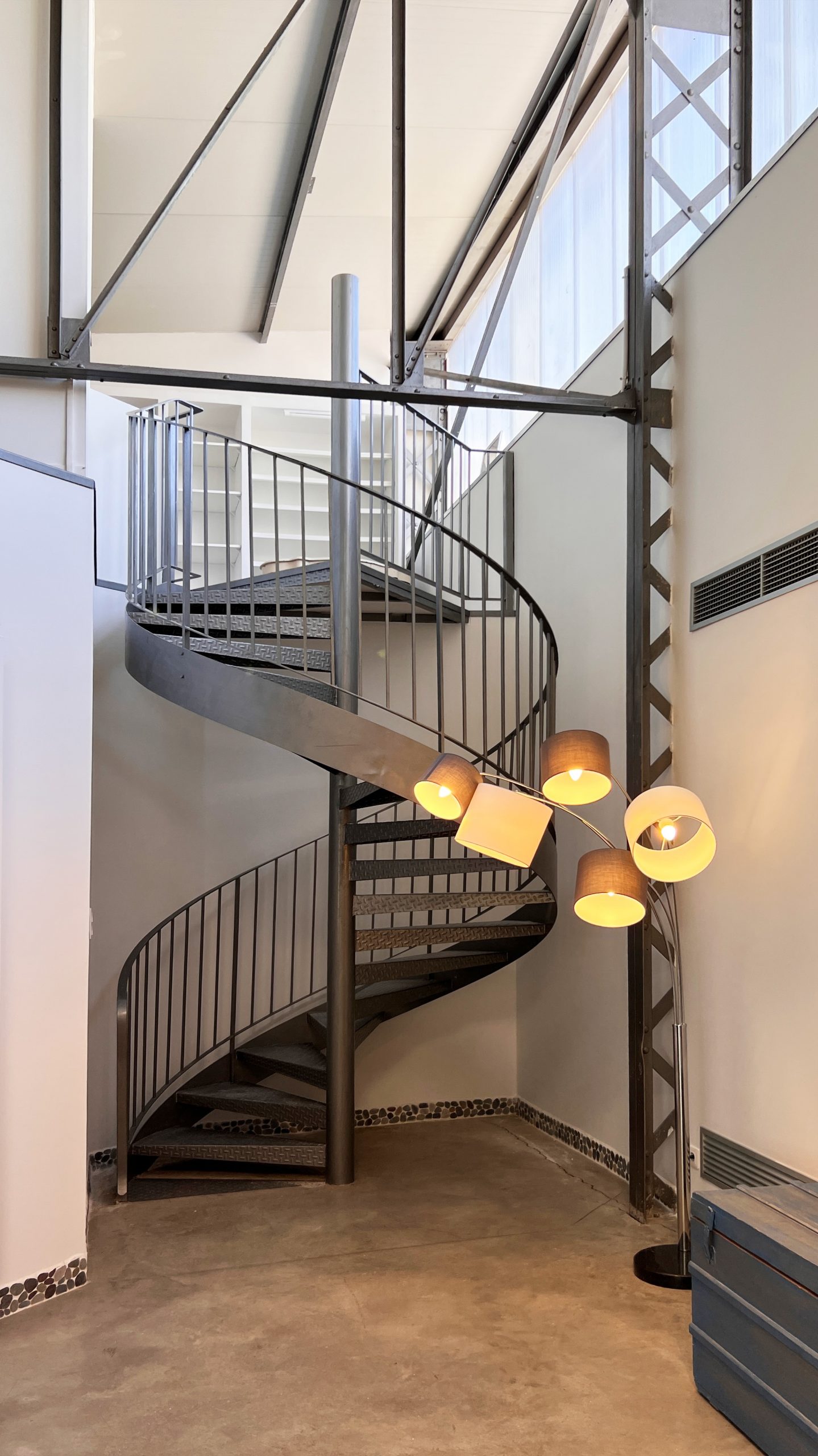 escalier du gîte