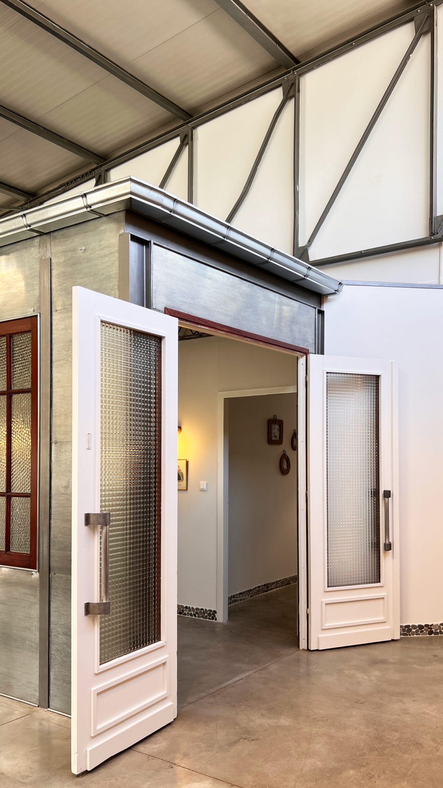 entrée du couloir du gîte